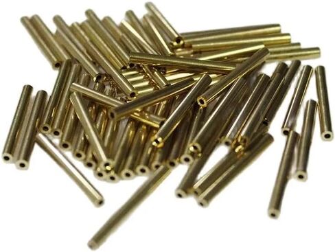 GTPBAO 10Pcs Brass Metal Tubing 3mm 4mm 8mm 10mm 13mm 20mm for Craft Projects Shower Curtain Rods and Door Frames straight(4x0.5x5mm) in Kuwait