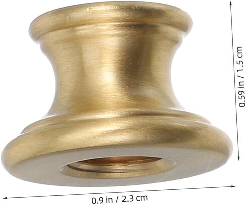 Brass Lamp Connector Threaded Spindle Repair Parts for Light Fixtures Height Extension Tube for Stable and Secure Connections Compatible with Table and Wall Lamps in Kuwait