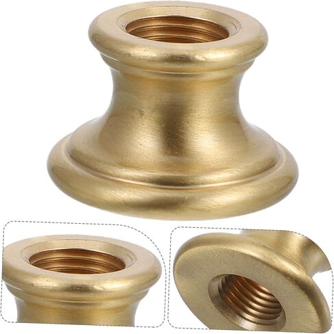 Brass Lamp Connector Threaded Spindle Repair Parts for Light Fixtures Height Extension Tube for Stable and Secure Connections Compatible with Table and Wall Lamps in Kuwait