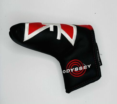 New Odyssey DFX Blade Putter Magnetic Closure Headcover - Red Black Cover in Kuwait