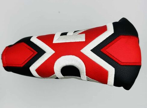 New Odyssey DFX Blade Putter Magnetic Closure Headcover - Red Black Cover in Kuwait