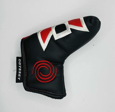 New Odyssey DFX Blade Putter Magnetic Closure Headcover - Red Black Cover in Kuwait