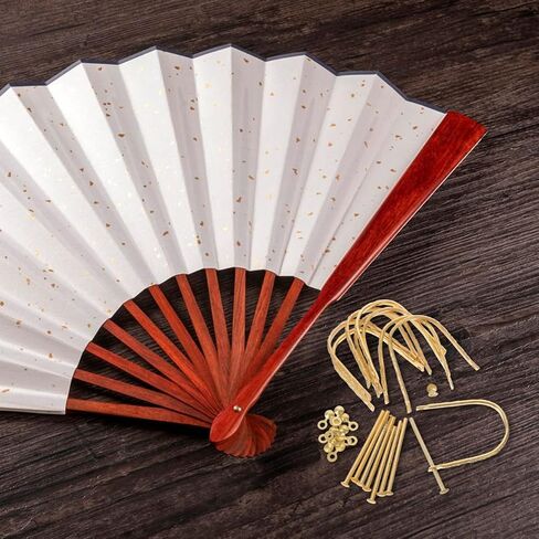 ULTECHNOVO 4set Metal Rivet Nails for Folding Fans Soft Metal Fan Shaft Pins and DIY Crafting Suitable for Palace Style in Kuwait