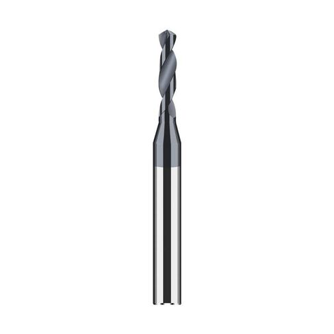 1pc High-Precision 4mm Shank Carbide Alloy Twist Drill Bit - 50mm Length for CNC Metal Drilling(D1.2X8XD4X50L) in Kuwait