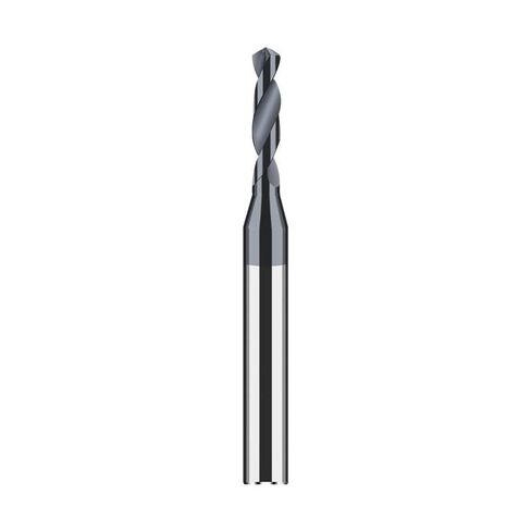 1pc High-Precision 4mm Shank Carbide Alloy Twist Drill Bit - 50mm Length for CNC Metal Drilling(D1.2X8XD4X50L) in Kuwait
