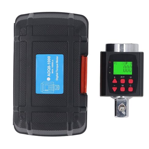 Digital Torsion Meter 3/4 Inch Electronic Torsion Wrench Adapter 10-1000 N.m 5 Units 10 Sets Preset Audible Visual Prompt in Kuwait