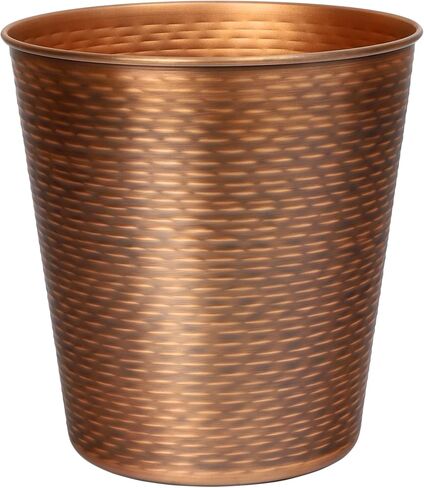 سلة مهملات Happimess HPM1112C Remi Modern Classic من الفولاذ بسعة 2 جالون للمنزل والحمام وغرفة المعيشة والمكتب وغرفة النوم والمطبخ والفولاذ المصقول in Kuwait