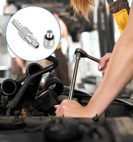 6 Pcs Outboard Lower Unit Pressure Tester, Metal Lower Unit Pressure Tester Adapters 3/8 Inch 8mm 10mm for Boat Outboard Motors in Kuwait