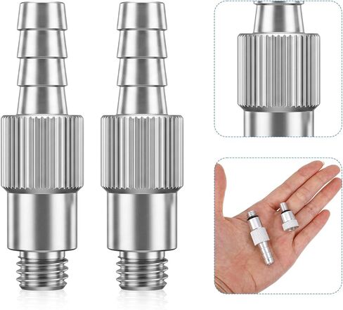 6 Pcs Outboard Lower Unit Pressure Tester, Metal Lower Unit Pressure Tester Adapters 3/8 Inch 8mm 10mm for Boat Outboard Motors in Kuwait