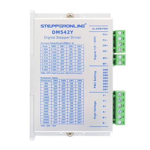 محرك متدرج سائق DM542Y CNC دقة Microstep 20-50VDC إدخال 1.0-4.2A لمحرك Nema 17 و 23 المتدرج in Kuwait