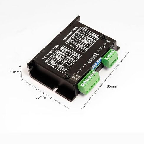FUYU FMDD36D22NOM 2-Phase Hybrid Stepper Motor Driver,DC12-36V 2.2A,DSP Digital Stepper Motor Controller,8 Microstep Resolutions up to 6400 Steps/Rev,200Kpps,for NEMA14/17 39-42mm Stepper Motors in Kuwait