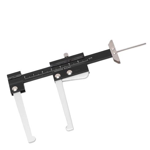 Brake Disc Depth Gauge, Lever Action Floating Jaw Precision, Tire Tread Depth Gauge, 0-60mm Metric Scale for Car Owners, Mechanics, Auto Repair Shops, DIY Vehicle Maintenance, HOM in Kuwait