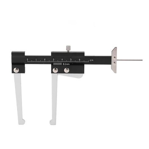 Brake Disc Depth Gauge, Lever Action Floating Jaw Precision, Tire Tread Depth Gauge, 0-60mm Metric Scale for Car Owners, Mechanics, Auto Repair Shops, DIY Vehicle Maintenance, HOM in Kuwait