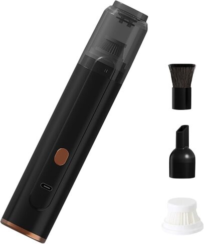 Mini Vacuum Cleaner Cordless Handheld, Portable Desk Vacuum for Coffee Grounds and Keyboard Dust, Rechargeable Small Car Vacuum, 42000 RPM Motor in Kuwait