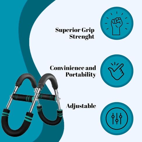 Twister Arm Trainer,Upgraded 3.0 Chest and Arm Trainer For Men, Adjustable Mr Sculpt Gorilla bar, 80-110lbs, Power Twister bar, Arm Twister Trainer Chest Exerciser Strength Bar with Pair of 3D Gloves. in Saudi Arabia