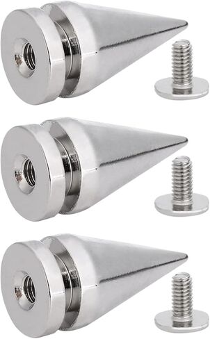 Pssopp Screw Spike Studs, Metallic Rivets, Durable Tree Design for DIY Craft and Clothing Accessories in Kuwait