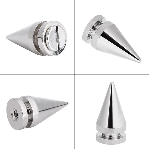 Pssopp Screw Spike Studs, Metallic Rivets, Durable Tree Design for DIY Craft and Clothing Accessories in Kuwait