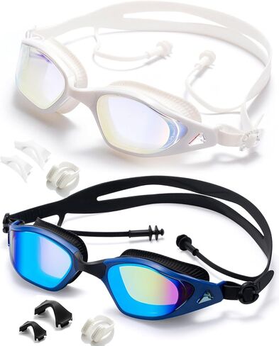 Swim Goggles Anti-Fog UV Protection Leak-Proof Swimming Goggles for Men Women Teens Adults Pool Swim Glasses in Kuwait