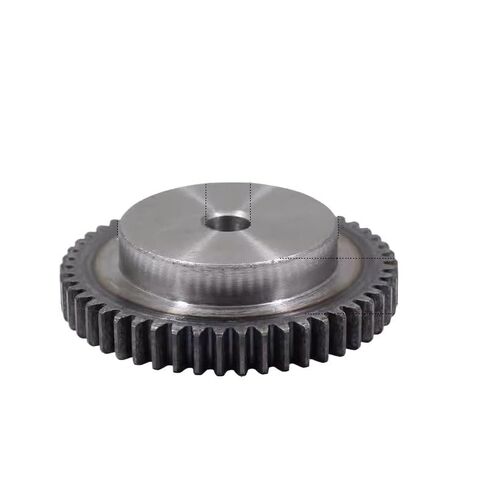 1.5M 50T Gear Rack Spur Pinion Bore Around 10mm 45# Steel CNC 1Pcs in Kuwait
