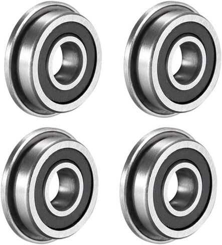 4Pack Storage Case Holder Box 4Pcs F695-2RS Flanged Ball Bearing 5x13x4mm Double Sealed (GCr15) Chrome Steel Bearings in Kuwait
