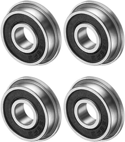4Pack Storage Case Holder Box 4Pcs F695-2RS Flanged Ball Bearing 5x13x4mm Double Sealed (GCr15) Chrome Steel Bearings in Kuwait