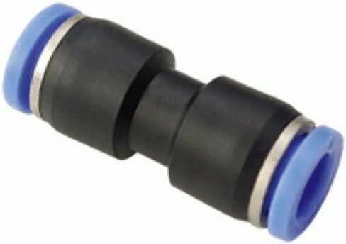 40pcs 1/4" OD Plastic Push-to-Connect Pneumatic Union Fitting, 0-150 PSI, for 1/4" Tubing, Straight Splice Connector in Kuwait