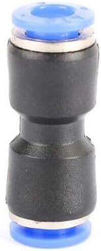 40pcs 1/4" OD Plastic Push-to-Connect Pneumatic Union Fitting, 0-150 PSI, for 1/4" Tubing, Straight Splice Connector in Kuwait