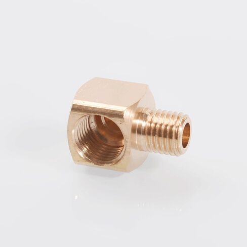 M6 M8 M10 1/8" 1/4" 3/8" Female Male Brass 90 Degree Elbow Pipe Fitting Coupler Connector Water Lubrication Tubing Block(1l8x1l8 BSPP) in Kuwait