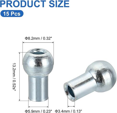 Gym Wire Rope Galvanized Short Spherical Stopper, Cable Ball Stopper for Cable Gym Machine Replacement in Kuwait
