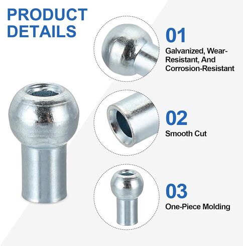 Gym Wire Rope Galvanized Short Spherical Stopper, Cable Ball Stopper for Cable Gym Machine Replacement in Kuwait