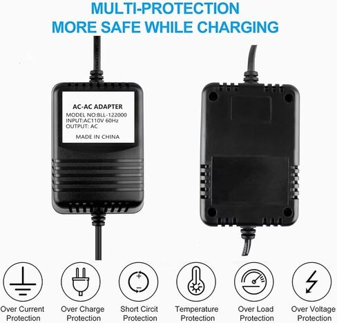 12V AC/AC Adapter Compatible with Voce Spin Micro B BII Electric Piano V5 + Midi Drawbar Power Supply Cord Cable PS Wall Home Charger Mains PSU in Kuwait