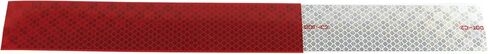 FindTape Microprismatic Sealed Reflective Conspicuity Tape [DOT-C2 10 yr.]: 2 in. width (Alternating 11 in. Red 7 in. White/Honeycomb Design) / 20 strips in Kuwait