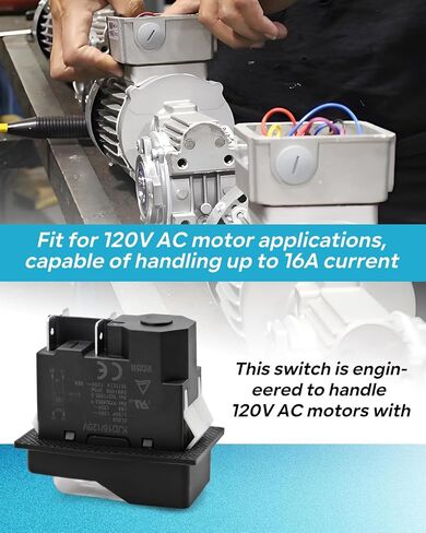 KJD16/120V التبديل الكهرومغناطيسي - 16A 120V AC محرك التحكم التبديل حماية الزائد in Kuwait