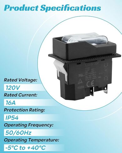 KJD16/120V التبديل الكهرومغناطيسي - 16A 120V AC محرك التحكم التبديل حماية الزائد in Kuwait