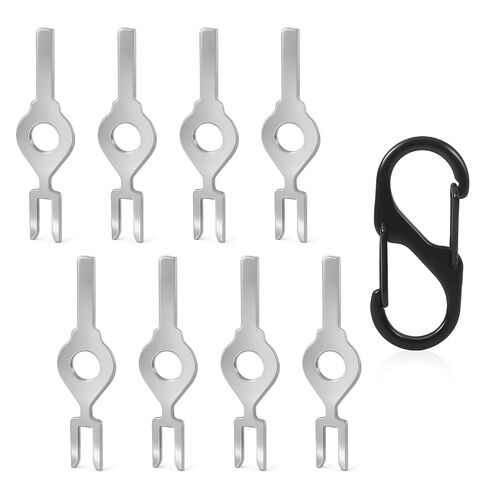 8Pack HBL1209 Fork Wall Light Switch Key, Light Switch Key Replacement Compatible with Hubbell 1100 1200 1300 1500 3000 Series AC Locking Toggle and Wall Switches, Electrical Switch Key in Kuwait
