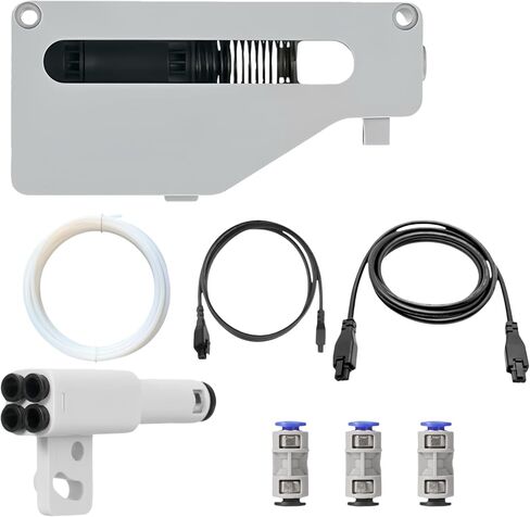 4-in-1 AMS Hub Filament Buffer Kit for Bambu Lab 3D Printers, AMS Hub Replacement, Multi-Color Printing Expansion, 4 Input 1 Output, Includes Buffer & PTFE Adapter, Compatible with X1, P1P, P1S in Kuwait