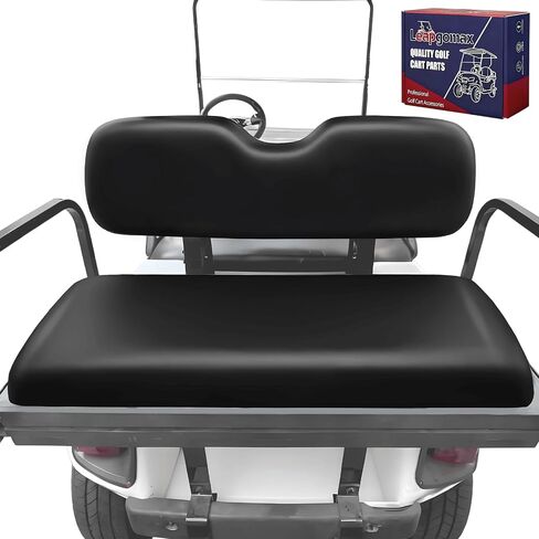 Golf Cart Accessories Waterproof Leather Golf Cart Seat Covers Fit for EZGO,Club Car, Yamaha and ICON Carts, Durable Marine Grade Leather, No Staple Install in Kuwait