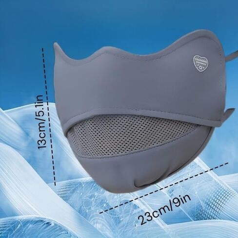 Breathable 3D Sunscreen Face Mask Lightweight Outdoor Protection Mesh Vent Adjustable for Cycling Hiking Fishing Daily Wear in Kuwait