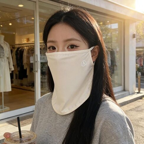 1PCS Summer Breathable Face Mask Comfortable Ear Loops Lightweight Half-Face Luxury Mask Windproof and Sun-Shielding Mask in Kuwait