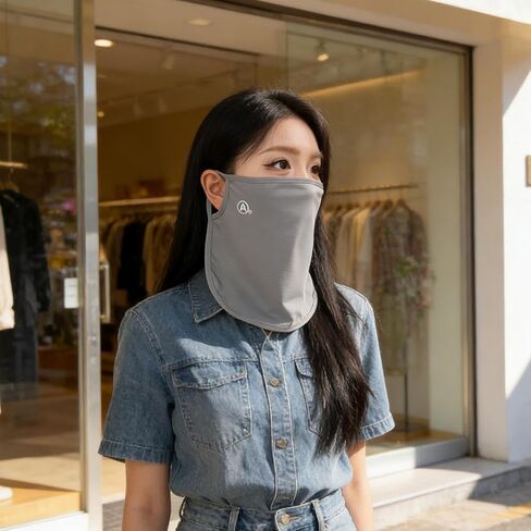 1PCS Summer Breathable Face Mask Comfortable Ear Loops Lightweight Half-Face Luxury Mask Windproof and Sun-Shielding Mask in Kuwait