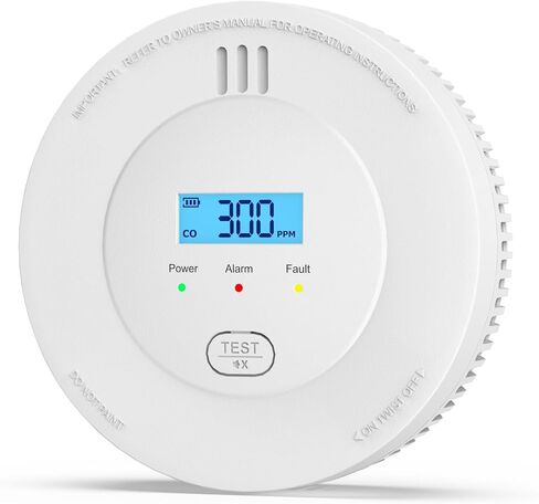 Smoke and CO Alarm for bedroom,kitchen,kidsroom,battery powered,1 pcs in Kuwait