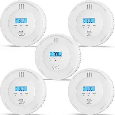 Smoke and CO Alarm for bedroom,kitchen,kidsroom,battery powered,1 pcs in Kuwait