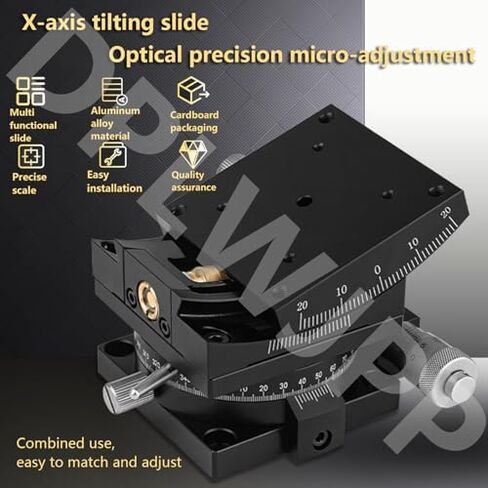 Dovetail Groove Stage Optical Positioning Sliding Table Manual Adjust Trimming Bearing Rotation Platform Motion Sliding Table in Kuwait