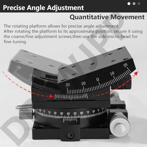 Dovetail Groove Stage Optical Positioning Sliding Table Manual Adjust Trimming Bearing Rotation Platform Motion Sliding Table in Kuwait