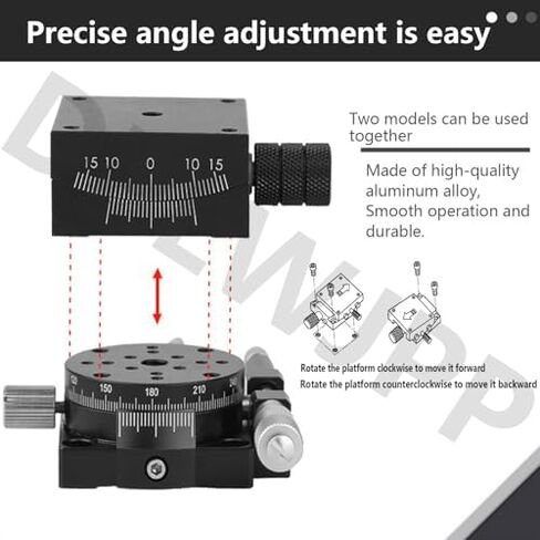 Dovetail Groove Stage Optical Positioning Sliding Table Manual Adjust Trimming Bearing Rotation Platform Motion Sliding Table in Kuwait