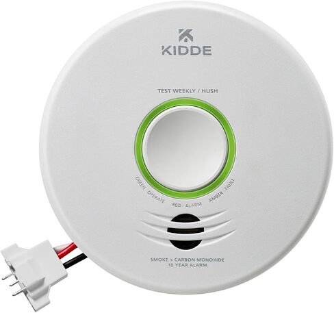 Kidde Smart Hardwired Wi-Fi Enabled Smoke Detector with Photoelectric Sensor and Voice Alerts 21032064 in Kuwait