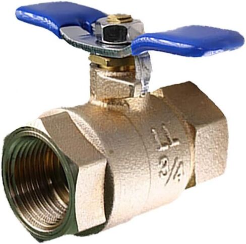 Brass Backflow Ball Valve 3/4 in. FPT | BBVB-075 in Kuwait