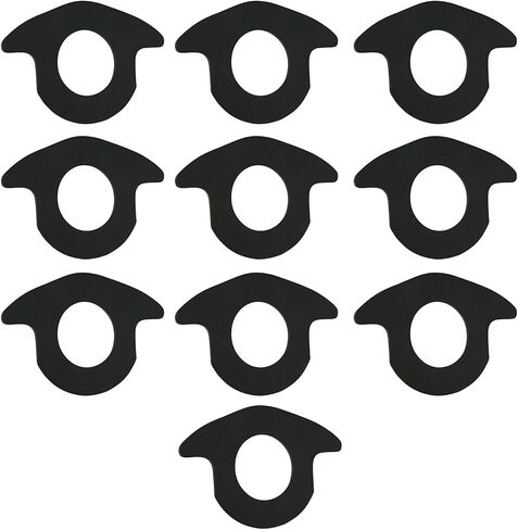 Midline Valve XNGH002-5 Gasket for Water Meter Flange 2 in. (10 Pack), Black in Kuwait
