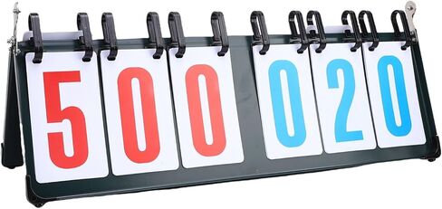 لوحة نتائج معدنية قابلة للطي مكونة من 6 أرقام، قاعدة مضادة للانزلاق، محمولة، لكرة السلة، الكرة الطائرة، التنس، الرياضة in Kuwait