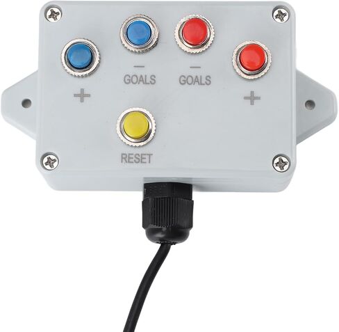 LED Score Board Electronic 4 Digit Wall Mount with Wired Button Remote Control 1.8in Digits - Clear Basketball & Multi - Sport Scoring, Durable Aluminum Alloy for Gym and Sport in Kuwait